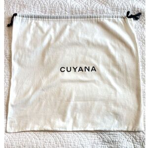 Cuyana Ivory Drawstring Dust Bag Unisex Protective Storage 18"x20"Handbag Purse